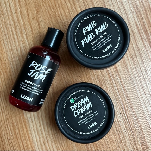 Lush Other - Lush Set of 3 Body Scrub, Body wash, & moisturizer set Never Opened